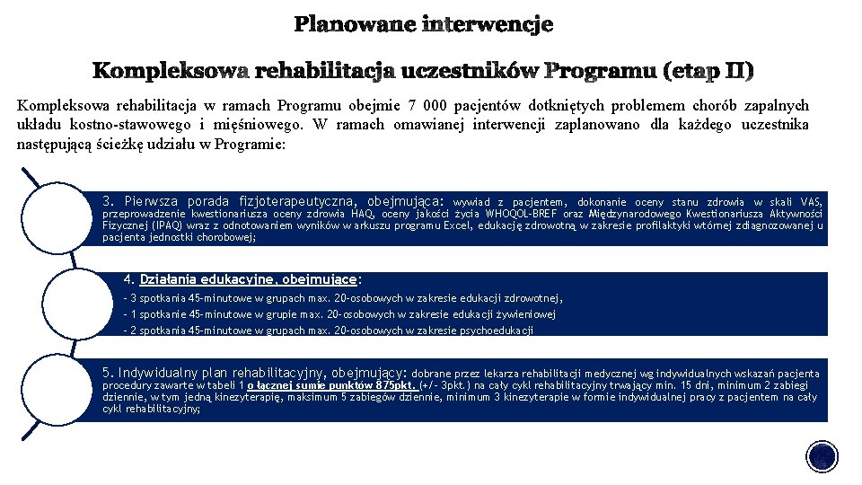 Kompleksowa rehabilitacja w ramach Programu obejmie 7 000 pacjentów dotkniętych problemem chorób zapalnych układu