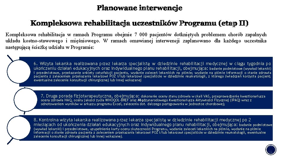 Kompleksowa rehabilitacja w ramach Programu obejmie 7 000 pacjentów dotkniętych problemem chorób zapalnych układu