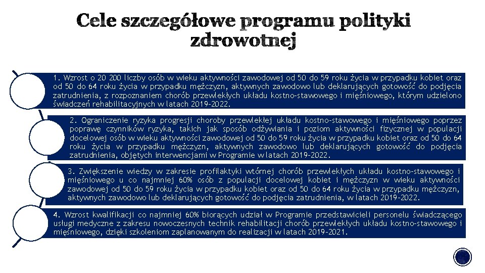 1. Wzrost o 20 200 liczby osób w wieku aktywności zawodowej od 50 do