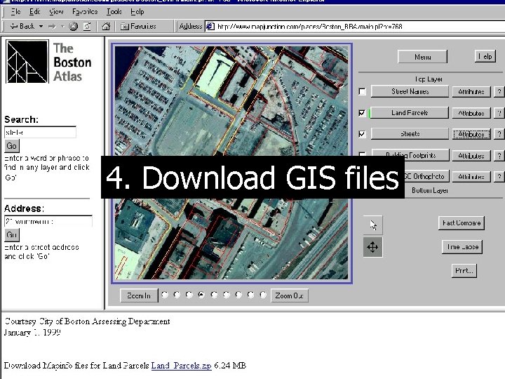 4. Download GIS files 