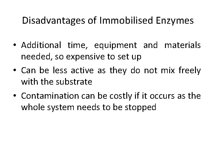 Enzymes in Industry describe how enzymes can be