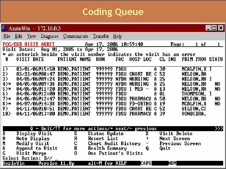 Coding Queue 