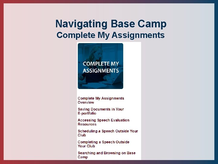 Navigating Base Camp Complete My Assignments 