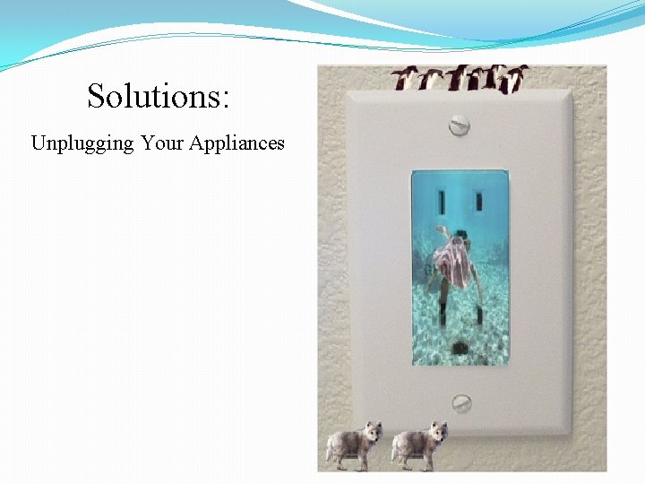 Solutions: Unplugging Your Appliances 