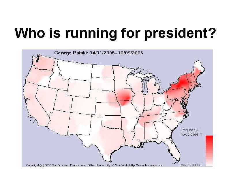 Who is running for president? 