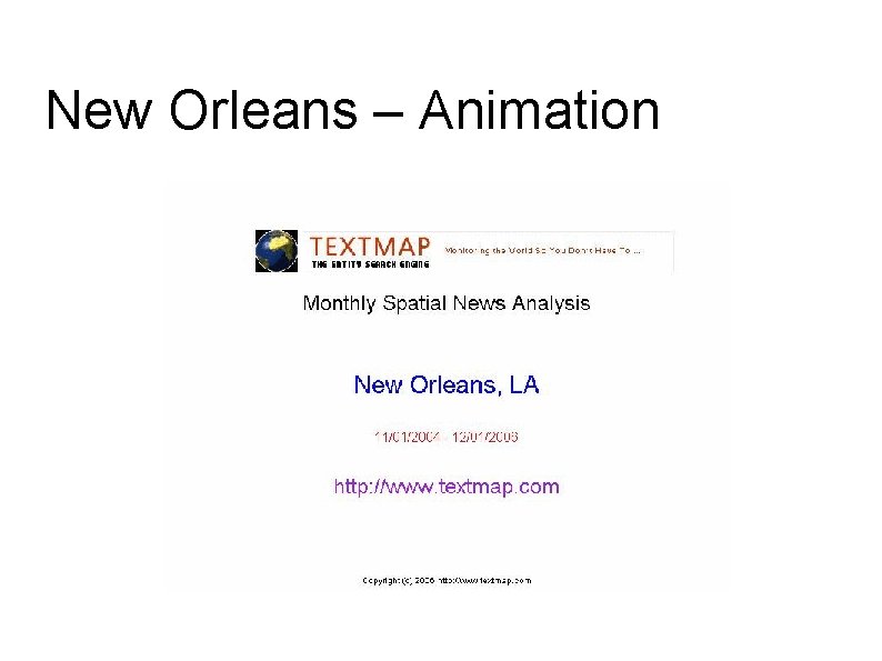 New Orleans – Animation 