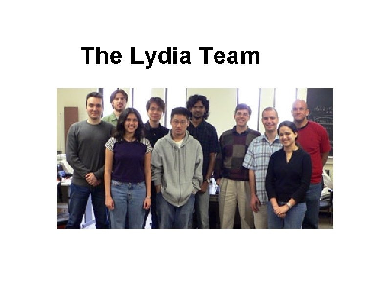 The Lydia Team 