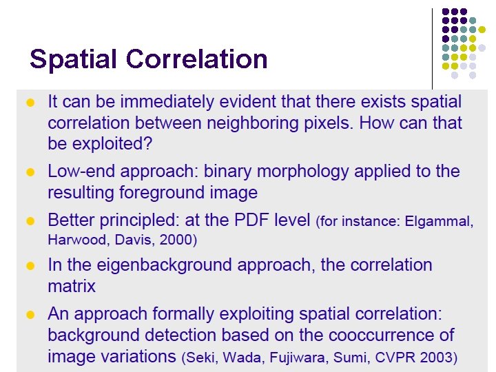 Spatial Correlation Nathan Johnson 37 