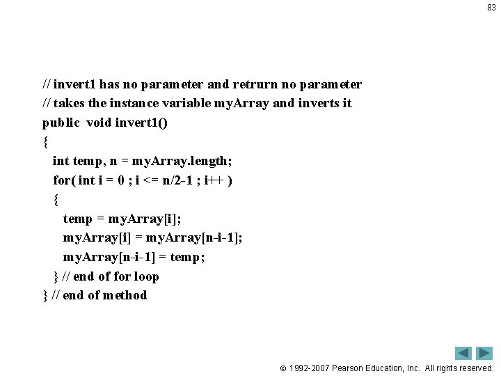 83 // invert 1 has no parameter and retrurn no parameter // takes the 83 // invert 1 has no parameter and retrurn no parameter // takes the