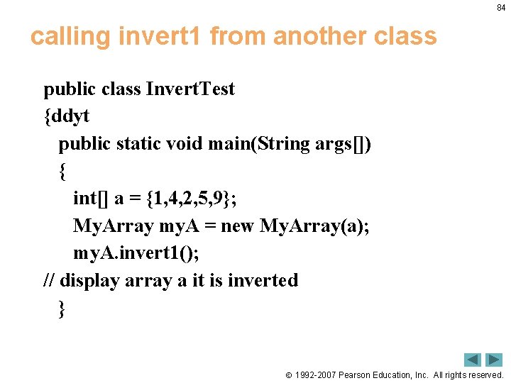 84 calling invert 1 from another class public class Invert. Test {ddyt public static 84 calling invert 1 from another class public class Invert. Test {ddyt public static