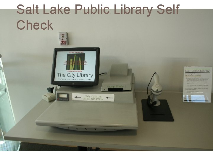 Salt Lake Public Library Self Check 
