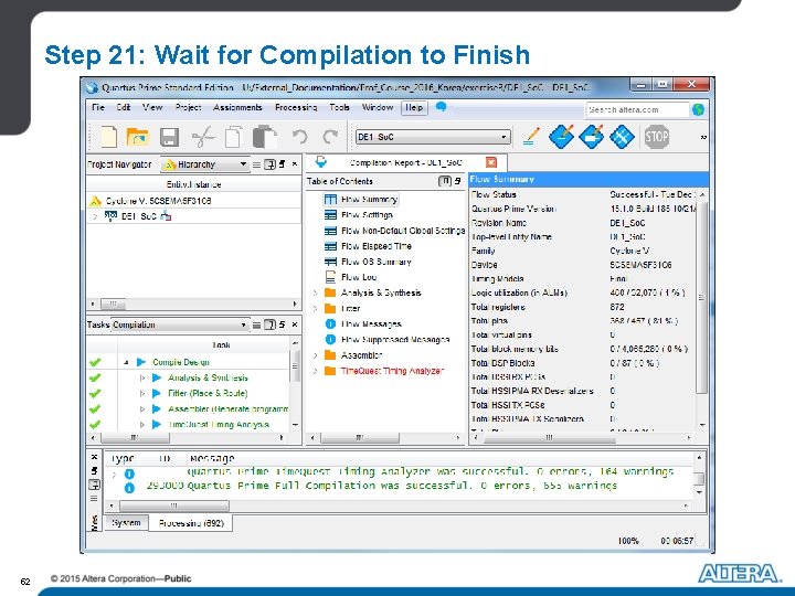 Step 21: Wait for Compilation to Finish 52 Step 21: Wait for Compilation to Finish 52