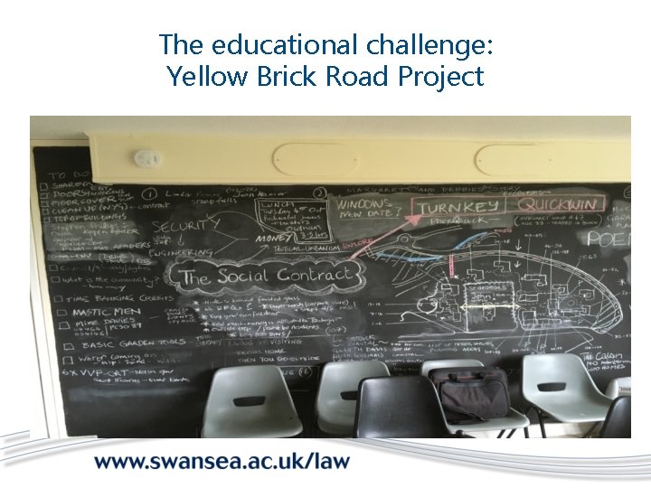 The educational challenge: Yellow Brick Road Project 