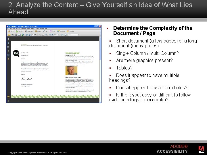 2. Analyze the Content – Give Yourself an Idea of What Lies Ahead Determine