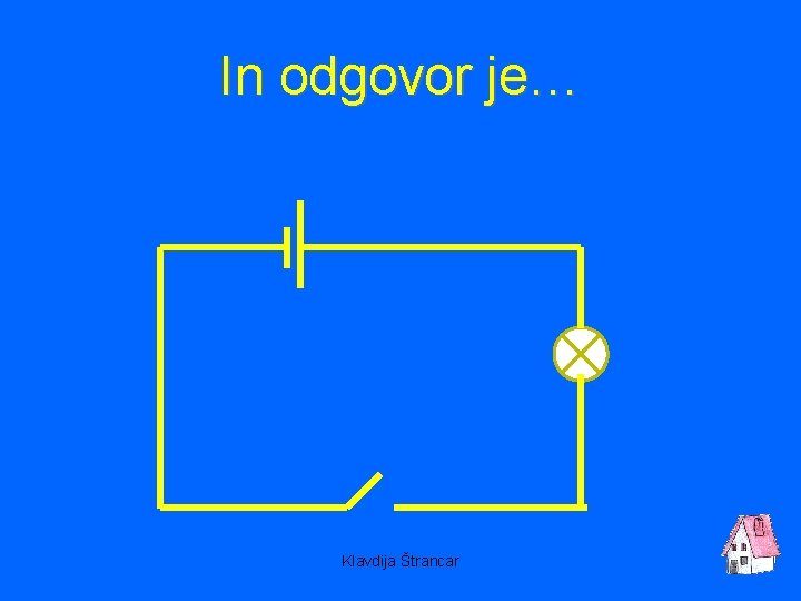 In odgovor je… Klavdija Štrancar 