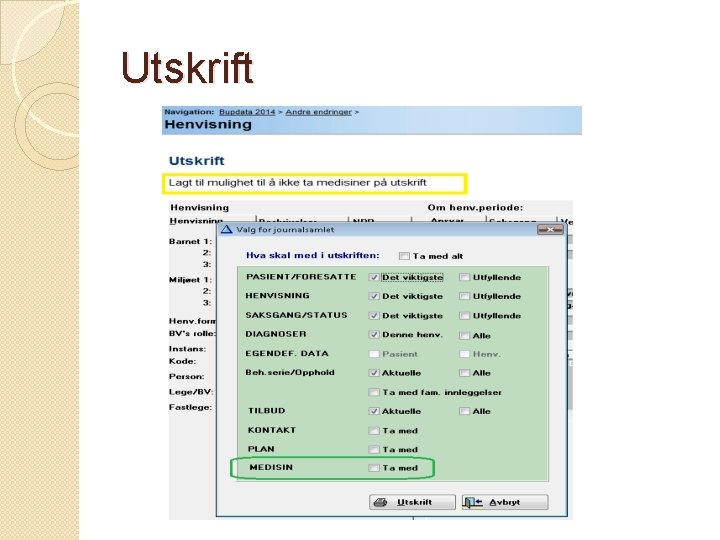 Utskrift 