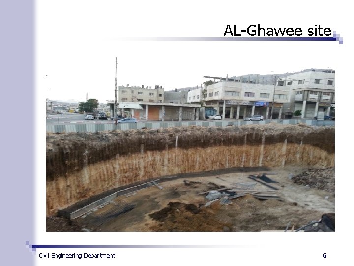 AL-Ghawee site Civil Engineering Department 6 