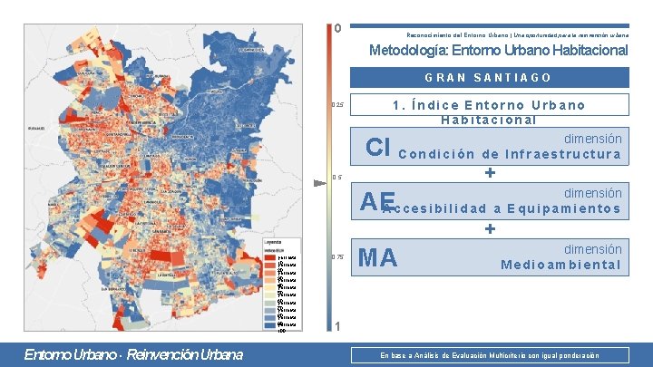 0 Reconocimiento del Entorno Urbano | Una oportunidad para la reinvención urbana Metodología: Entorno