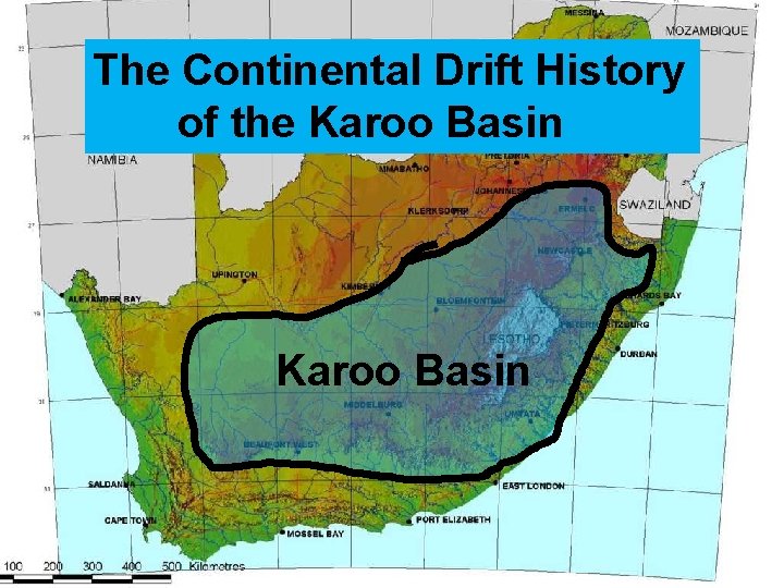 The Continental Drift History of the Karoo Basin 