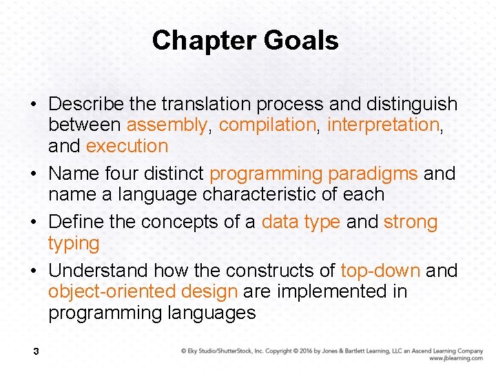 Chapter 9 ObjectOriented Design and HighLevel Programming Languages