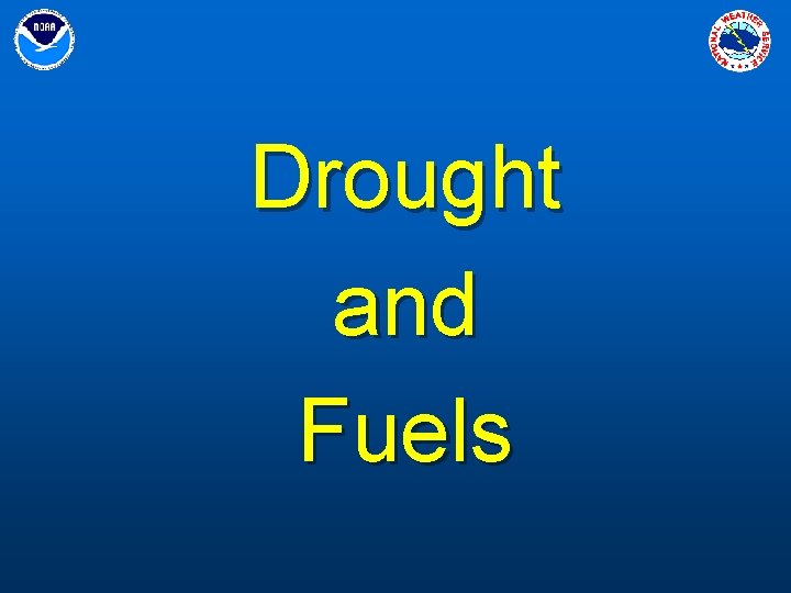 Drought and Fuels 