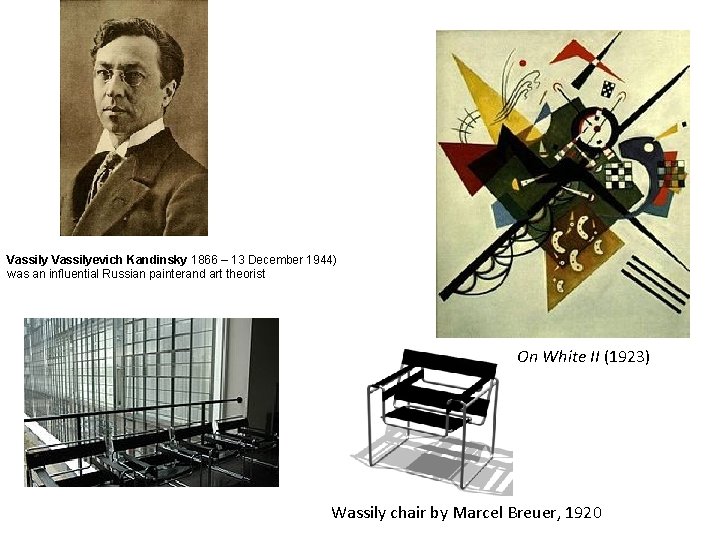 Vassilyevich Kandinsky 1866 – 13 December 1944) was an influential Russian painterand art theorist