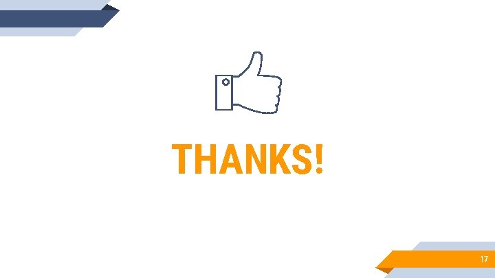 THANKS! 17 THANKS! 17
