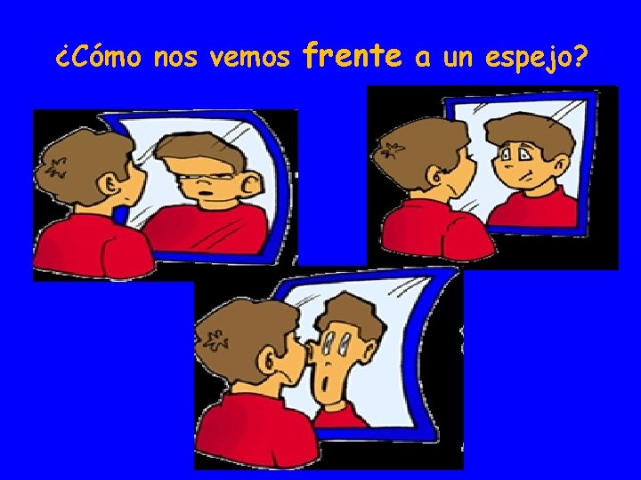 ¿Cómo nos vemos frente a un espejo? 