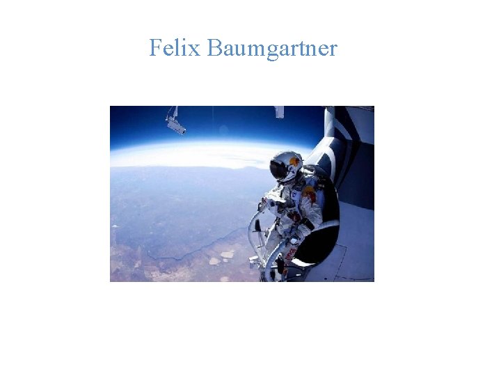 Felix Baumgartner 