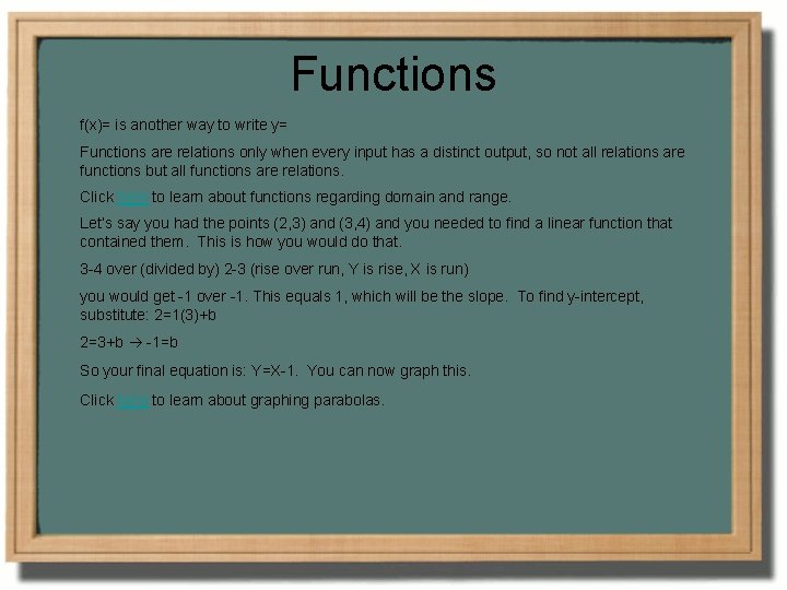 Functions f(x)= is another way to write y= Functions are relations only when every