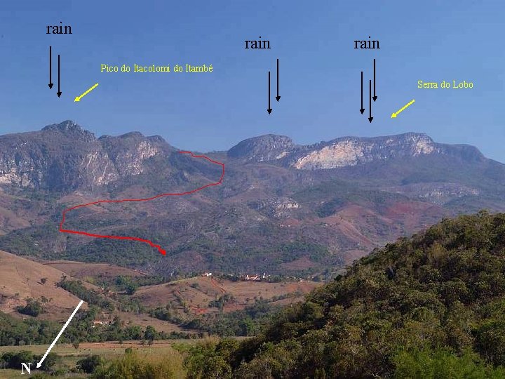 rain Pico do Itacolomi do Itambé Serra do Lobo N 