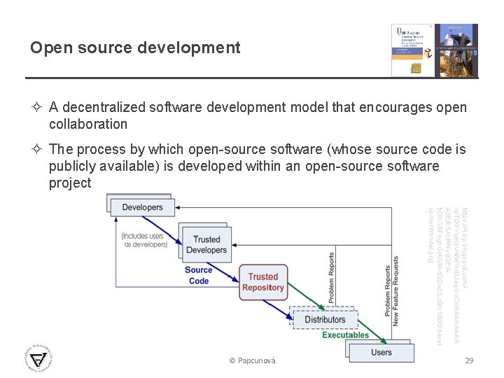 Open source development ² A decentralized software development model that encourages open collaboration ²