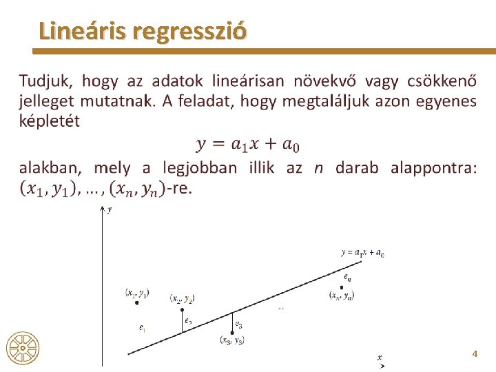 Lineáris regresszió • 4 