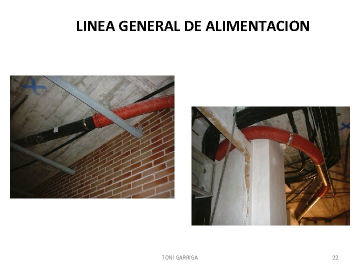 LINEA GENERAL DE ALIMENTACION TONI GARRIGA 22 