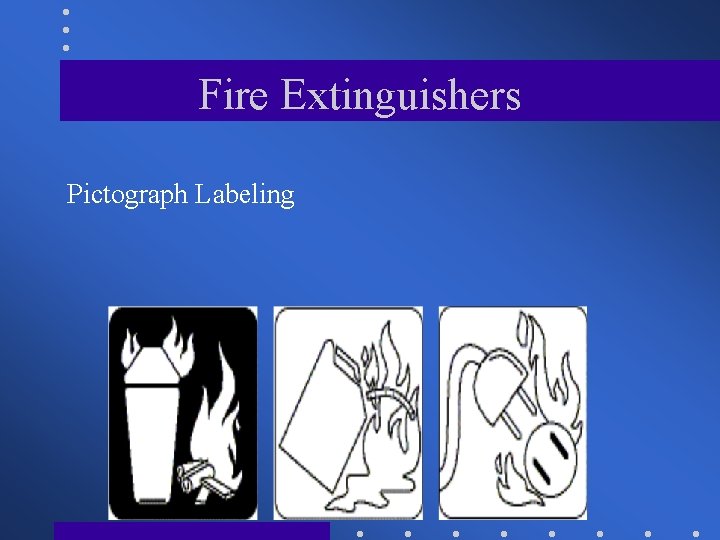 Fire Extinguishers Pictograph Labeling 