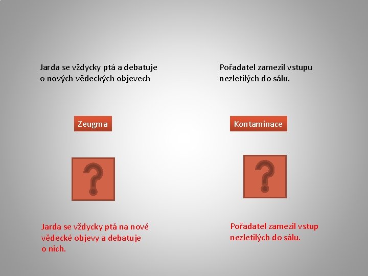 Jarda se vždycky ptá a debatuje o nových vědeckých objevech Zeugma Jarda se vždycky