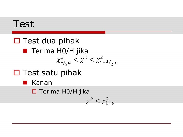 Test o 