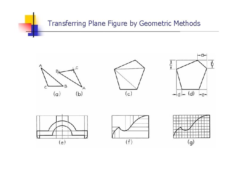 Transferring Plane Figure by Geometric Methods 