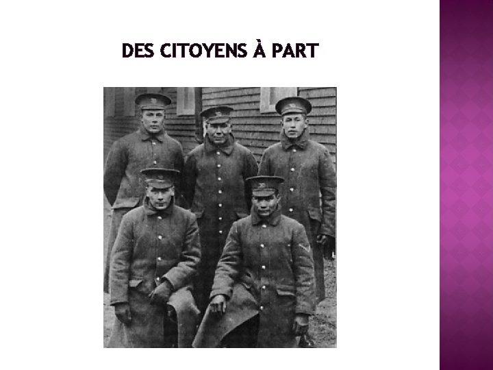 DES CITOYENS À PART 