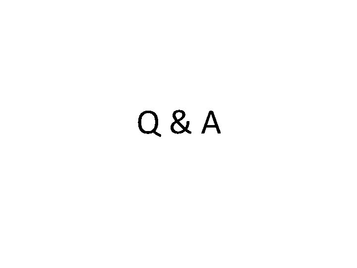 Q & A 