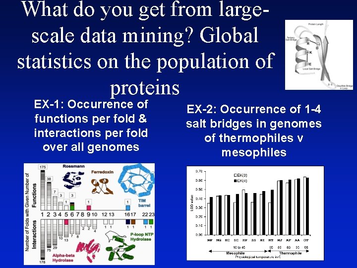 What do you get from largescale data mining? Global statistics on the population of