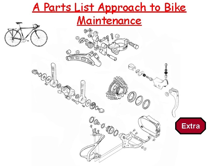 A Parts List Approach to Bike Maintenance Extra 