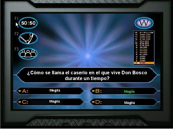 ¿Cómo se llama el caserío en el que vive Don Bosco durante un tiempo?