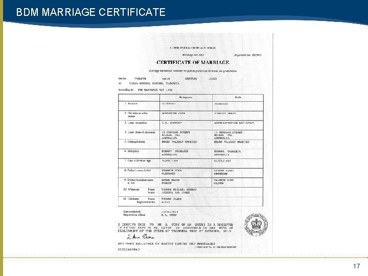 BDM MARRIAGE CERTIFICATE 17 