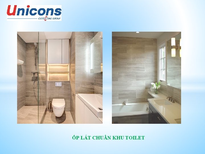 ỐP LÁT CHUẨN KHU TOILET 