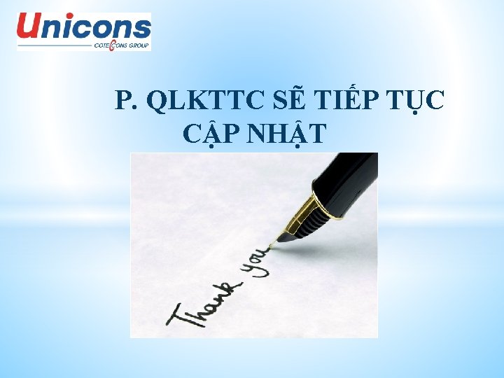 P. QLKTTC SẼ TIẾP TỤC CẬP NHẬT 