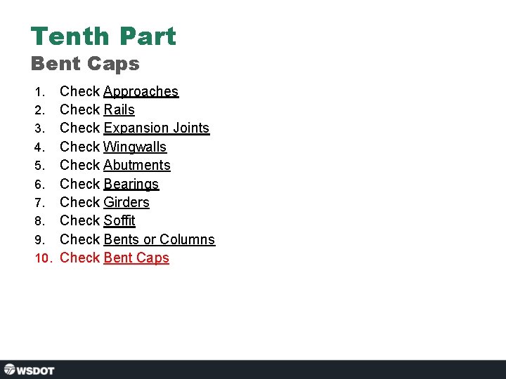 Tenth Part Bent Caps 1. 2. 3. 4. 5. 6. 7. 8. 9. 10.