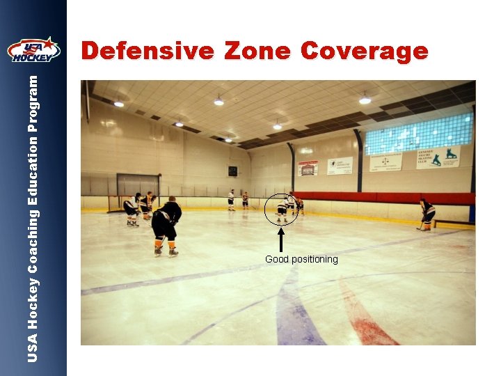 USA Hockey Coaching Education Program Defensive Zone Coverage Good positioning 