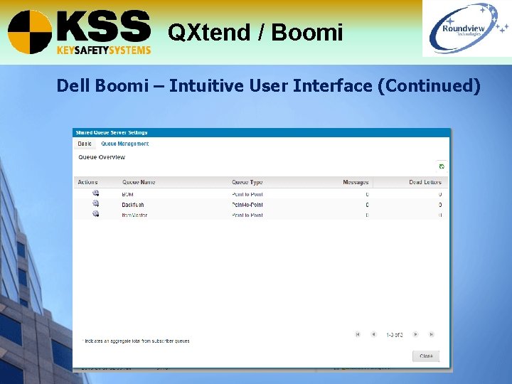 QXtend / Boomi Dell Boomi – Intuitive User Interface (Continued) 