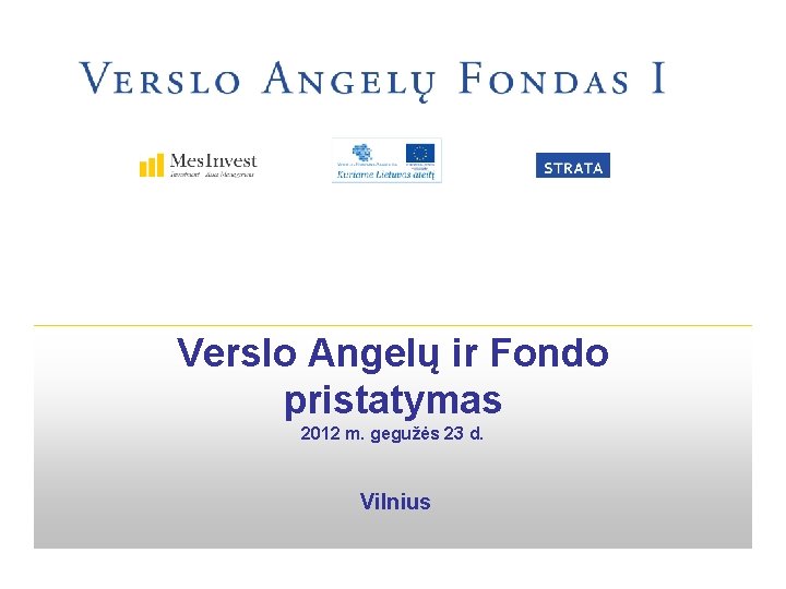 verslo angelų fondas